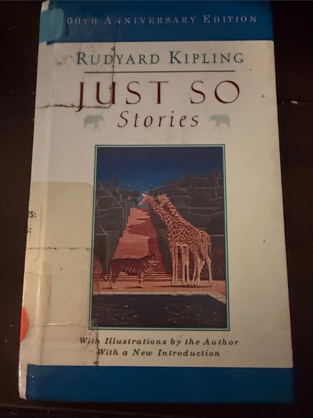 Rudyard Kipling "Just So Stories" - White & Blue Cover